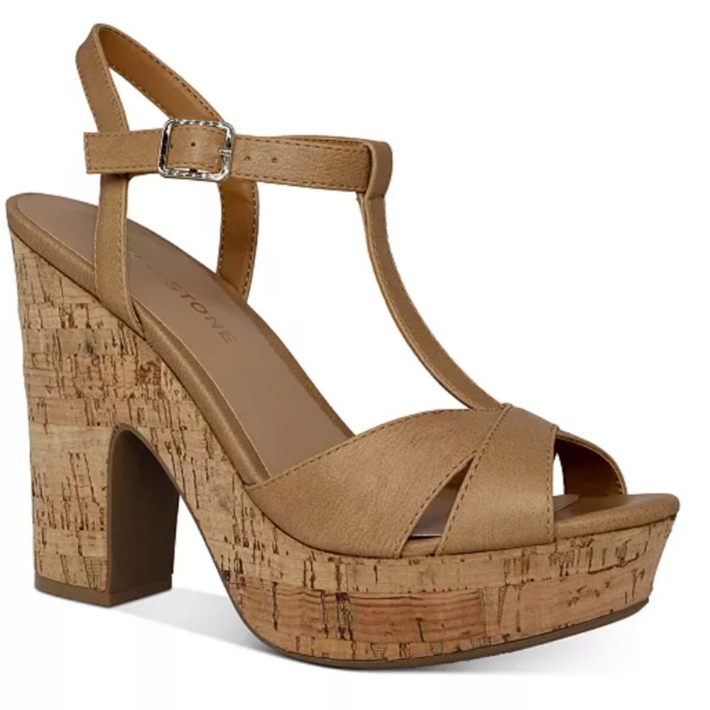 sun + stone platform dress sandals
